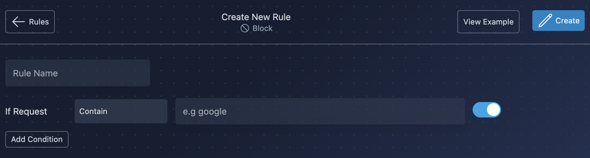 block request